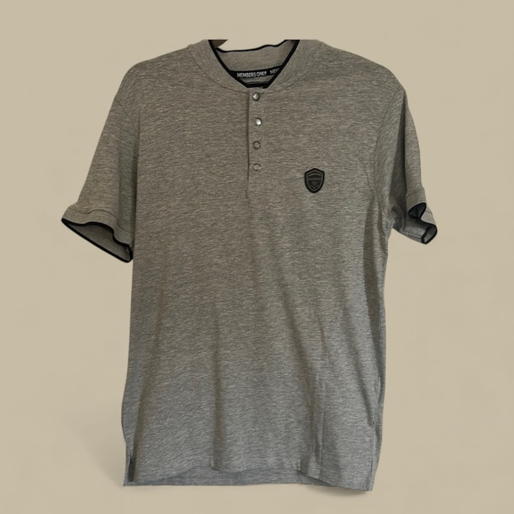 Members Only Gray Men's Polo NWT